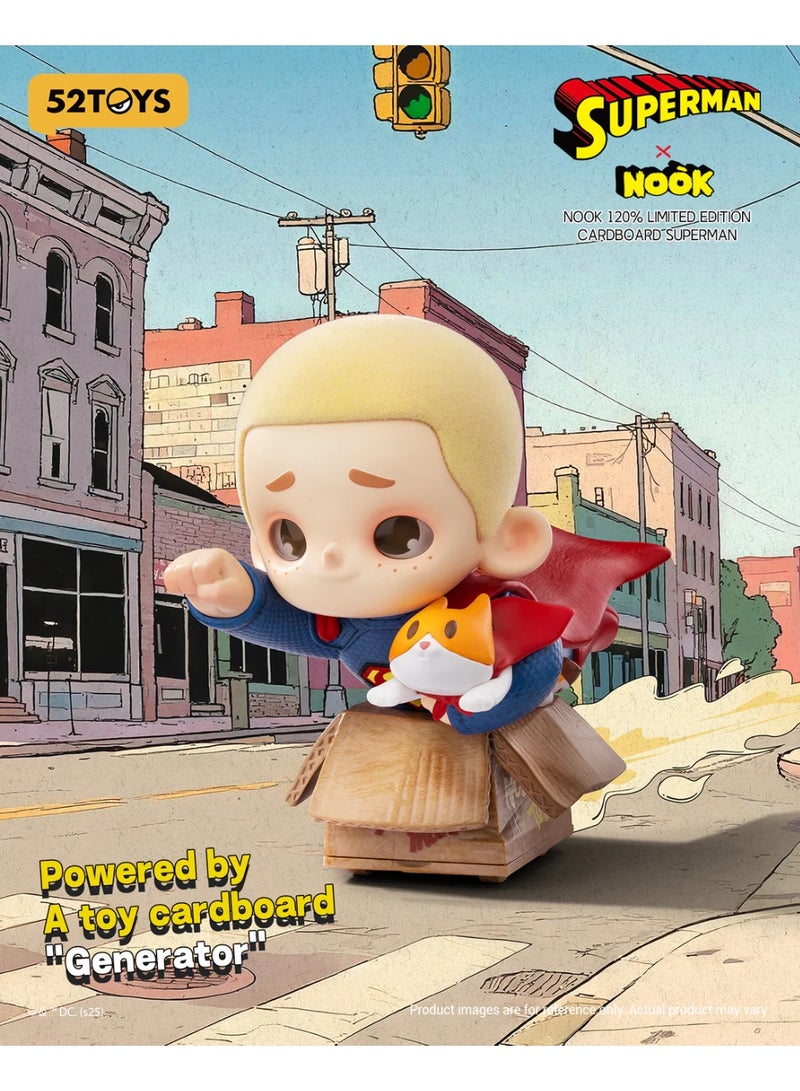52TOYS Nook Limited Edition Cardboard Superman figurine - Image 1
